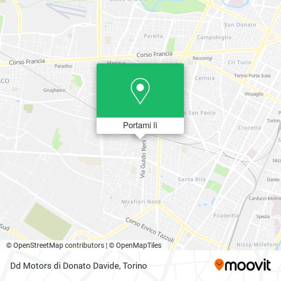 Mappa Dd Motors di Donato Davide