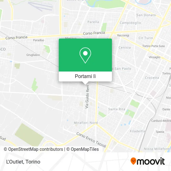 Mappa L'Outlet