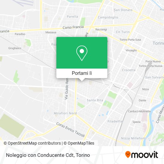 Mappa Noleggio con Conducente Cdt
