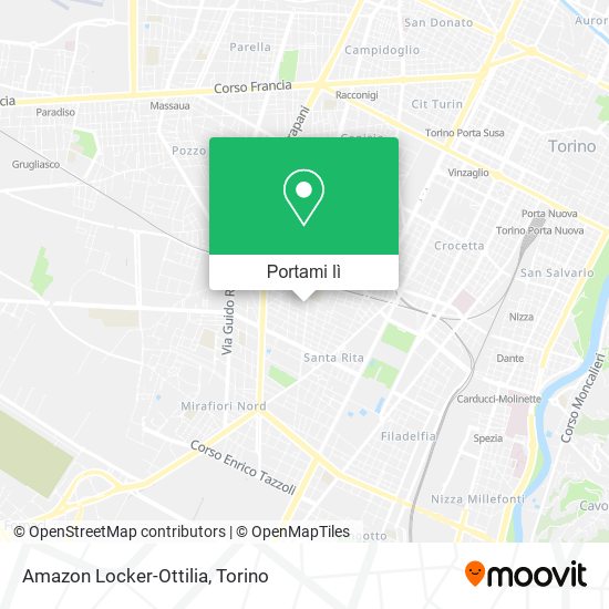 Mappa Amazon Locker-Ottilia