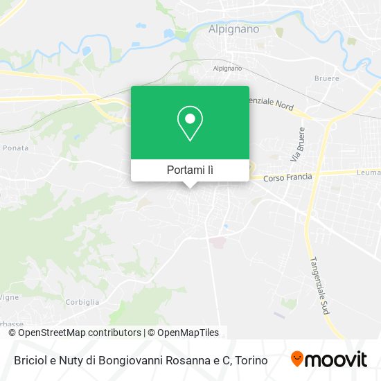 Mappa Briciol e Nuty di Bongiovanni Rosanna e C