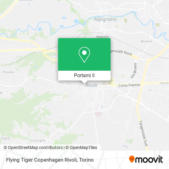 Mappa Flying Tiger Copenhagen Rivoli