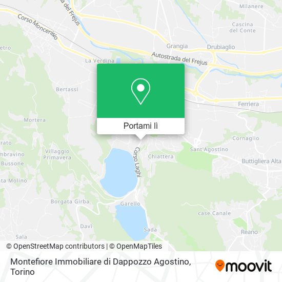 Mappa Montefiore Immobiliare di Dappozzo Agostino