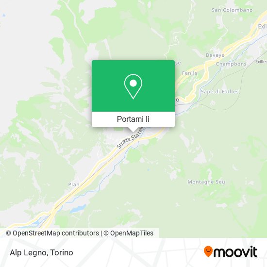 Mappa Alp Legno