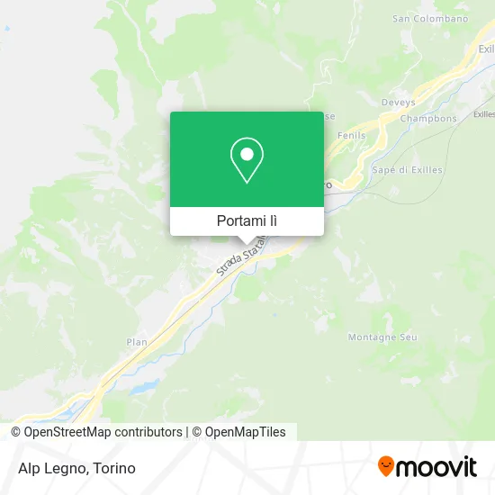 Mappa Alp Legno
