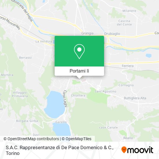 Mappa S.A.C. Rappresentanze di De Pace Domenico & C.