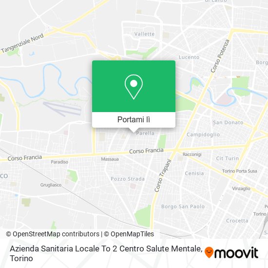 Mappa Azienda Sanitaria Locale To 2 Centro Salute Mentale