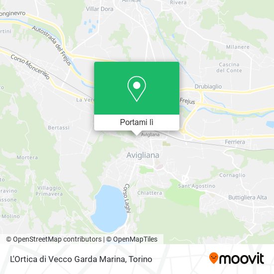 Mappa L'Ortica di Vecco Garda Marina