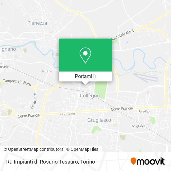 Mappa Rt. Impianti di Rosario Tesauro
