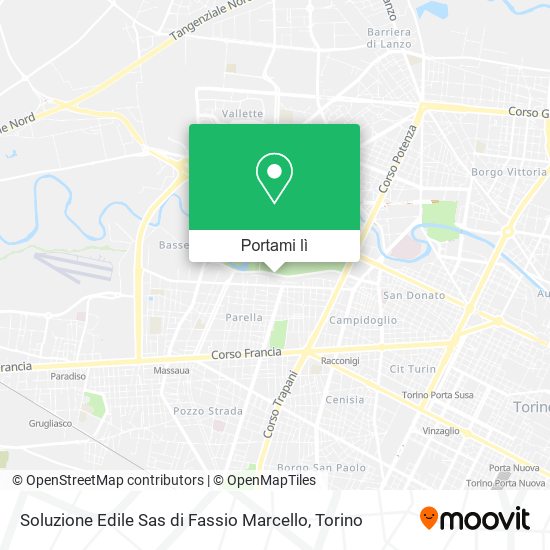 Mappa Soluzione Edile Sas di Fassio Marcello
