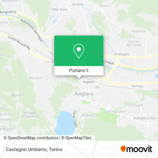 Mappa Castagno Umberto