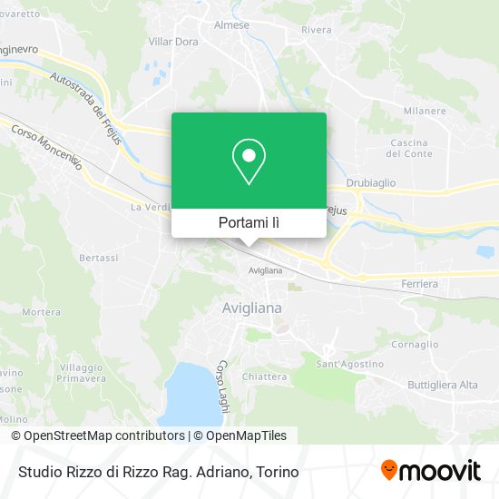Mappa Studio Rizzo di Rizzo Rag. Adriano