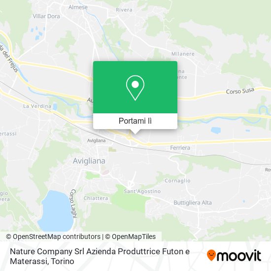 Mappa Nature Company Srl Azienda Produttrice Futon e Materassi