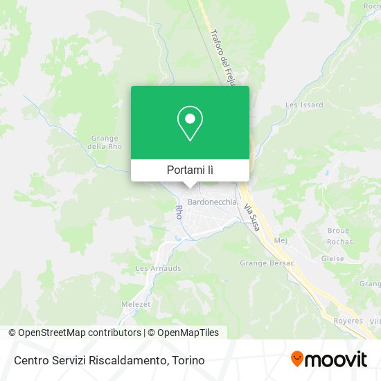 Mappa Centro Servizi Riscaldamento