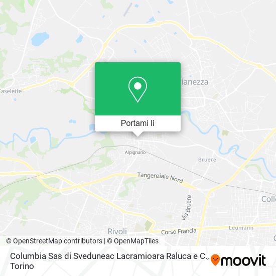 Mappa Columbia Sas di Sveduneac Lacramioara Raluca e C.