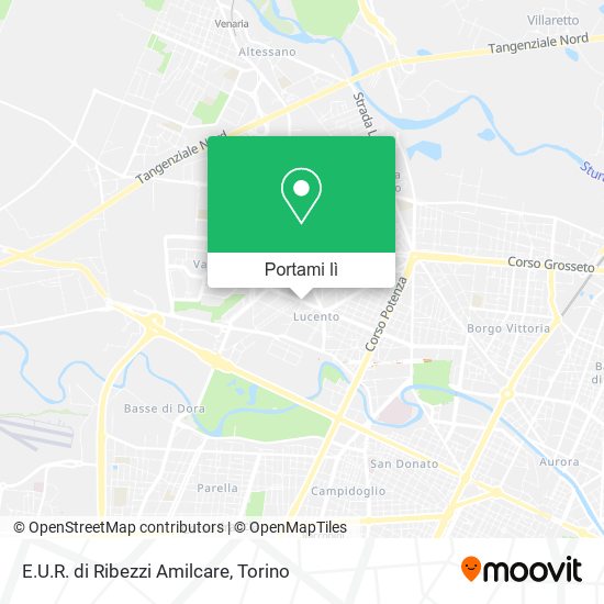 Mappa E.U.R. di Ribezzi Amilcare