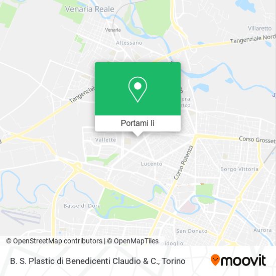 Mappa B. S. Plastic di Benedicenti Claudio & C.