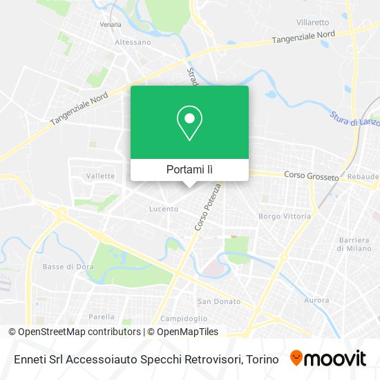 Mappa Enneti Srl Accessoiauto Specchi Retrovisori