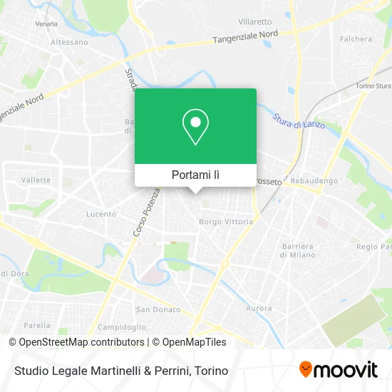 Mappa Studio Legale Martinelli & Perrini