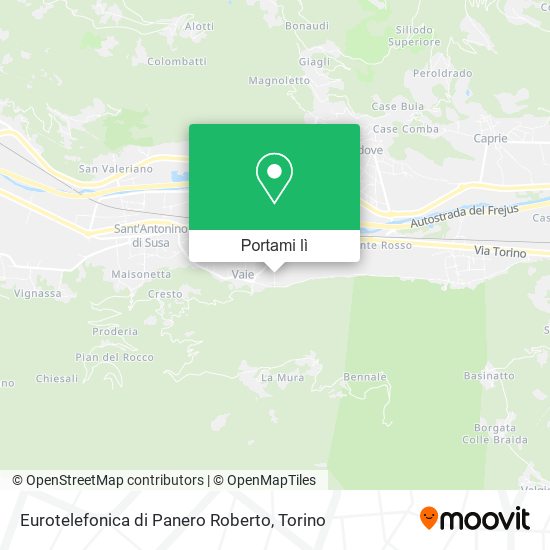Mappa Eurotelefonica di Panero Roberto