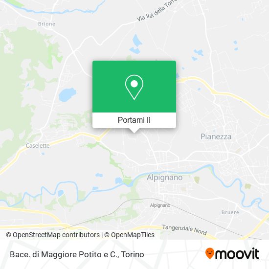 Mappa Bace. di Maggiore Potito e C.