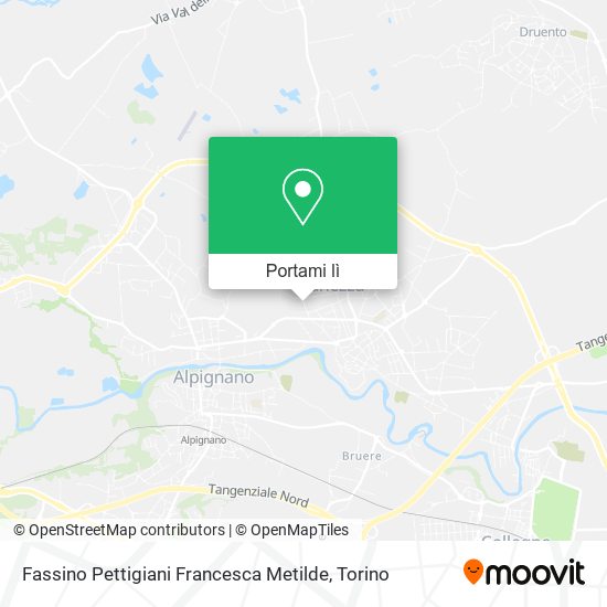 Mappa Fassino Pettigiani Francesca Metilde