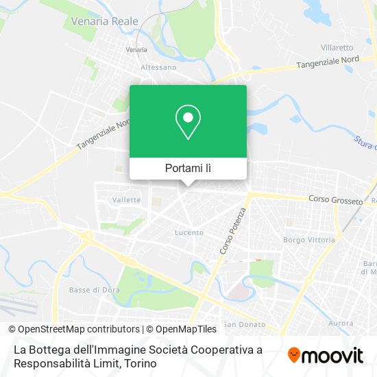 Mappa La Bottega dell'Immagine Società Cooperativa a Responsabilità Limit