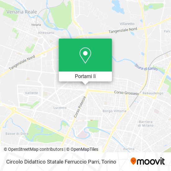 Mappa Circolo Didattico Statale Ferruccio Parri