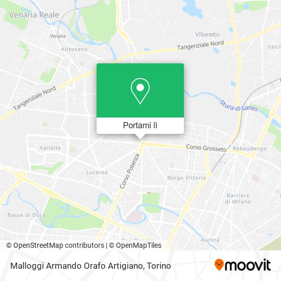 Mappa Malloggi Armando Orafo Artigiano