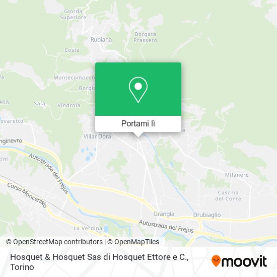 Mappa Hosquet & Hosquet Sas di Hosquet Ettore e C.