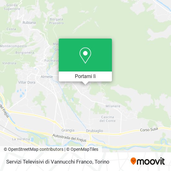 Mappa Servizi Televisivi di Vannucchi Franco