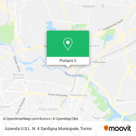 Mappa Azienda U.S.L. N. 4 Sardigna Municipale