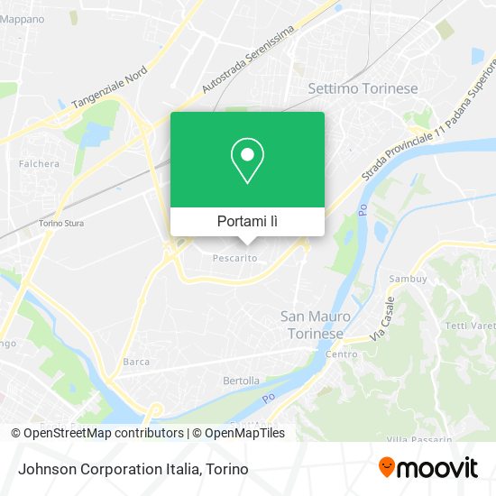 Mappa Johnson Corporation Italia