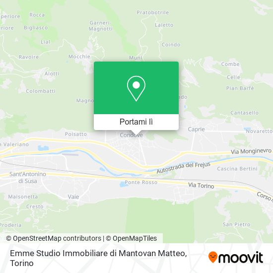 Mappa Emme Studio Immobiliare di Mantovan Matteo