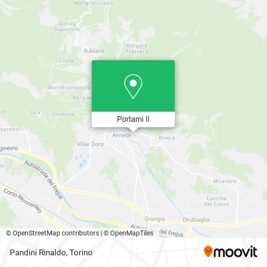 Mappa Pandini Rinaldo
