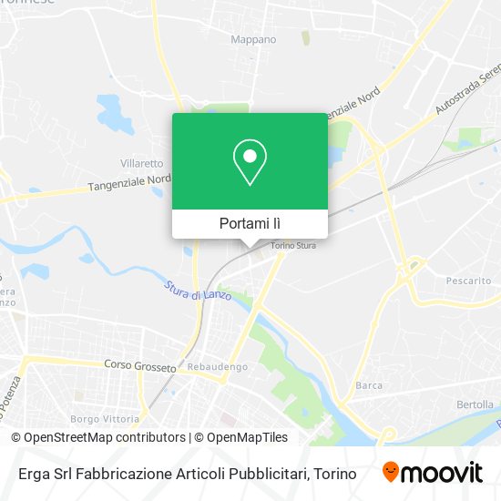 Mappa Erga Srl Fabbricazione Articoli Pubblicitari