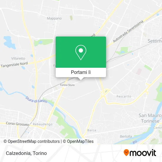 Mappa Calzedonia