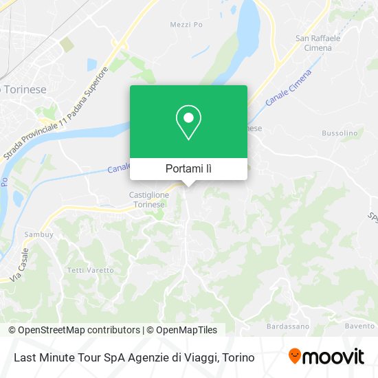 Mappa Last Minute Tour SpA Agenzie di Viaggi