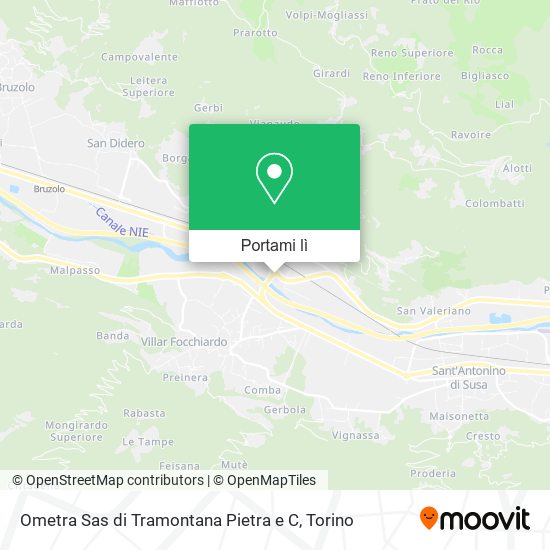 Mappa Ometra Sas di Tramontana Pietra e C