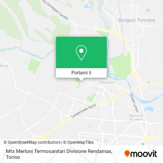 Mappa Mts Merloni Termosanitari Divisione Rendamax