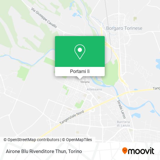 Mappa Airone Blu Rivenditore Thun
