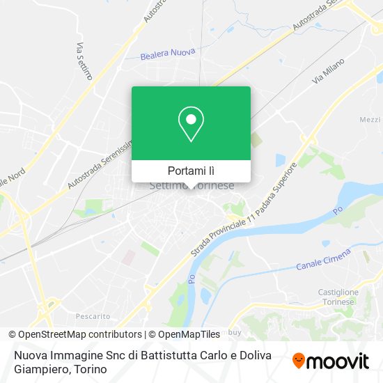 Mappa Nuova Immagine Snc di Battistutta Carlo e Doliva Giampiero