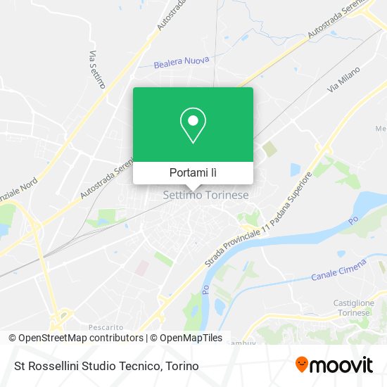 Mappa St Rossellini Studio Tecnico