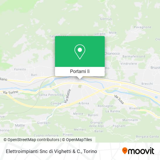 Mappa Elettroimpianti Snc di Vighetti & C.