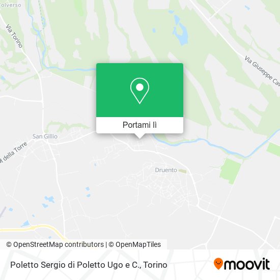 Mappa Poletto Sergio di Poletto Ugo e C.