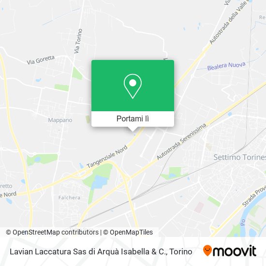 Mappa Lavian Laccatura Sas di Arquà Isabella & C.