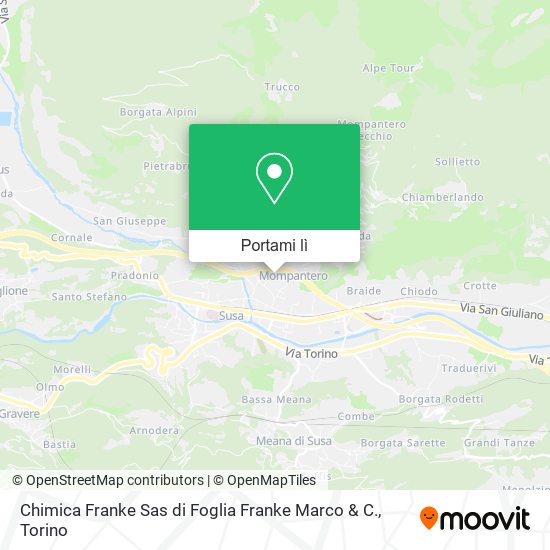 Mappa Chimica Franke Sas di Foglia Franke Marco & C.