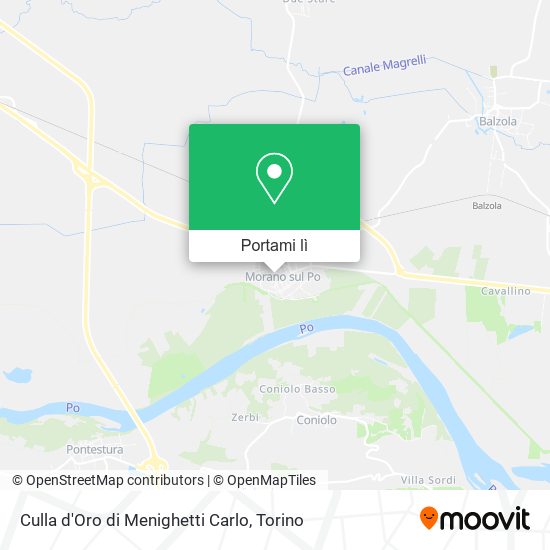 Mappa Culla d'Oro di Menighetti Carlo