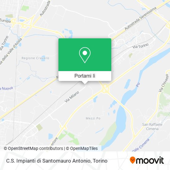 Mappa C.S. Impianti di Santomauro Antonio