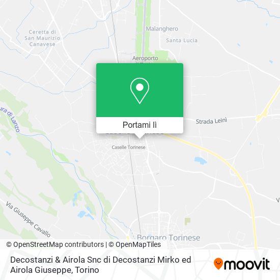 Mappa Decostanzi & Airola Snc di Decostanzi Mirko ed Airola Giuseppe